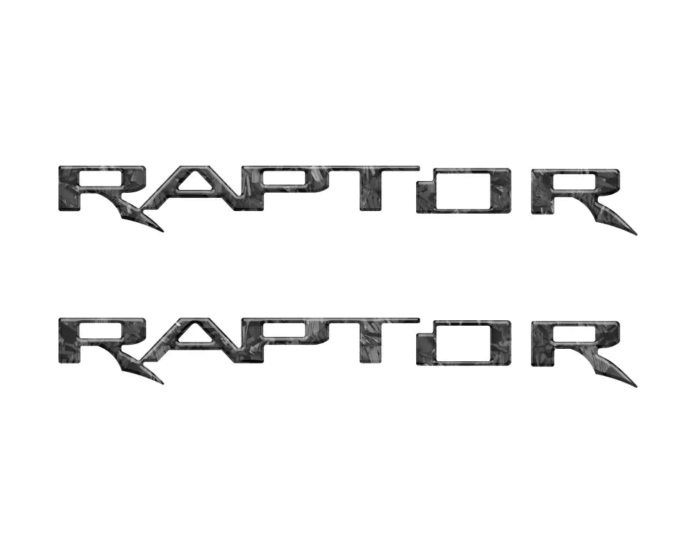 Two Raptor emblems for Ford F-150 Bronco Raptor hood cowl emblem inserts