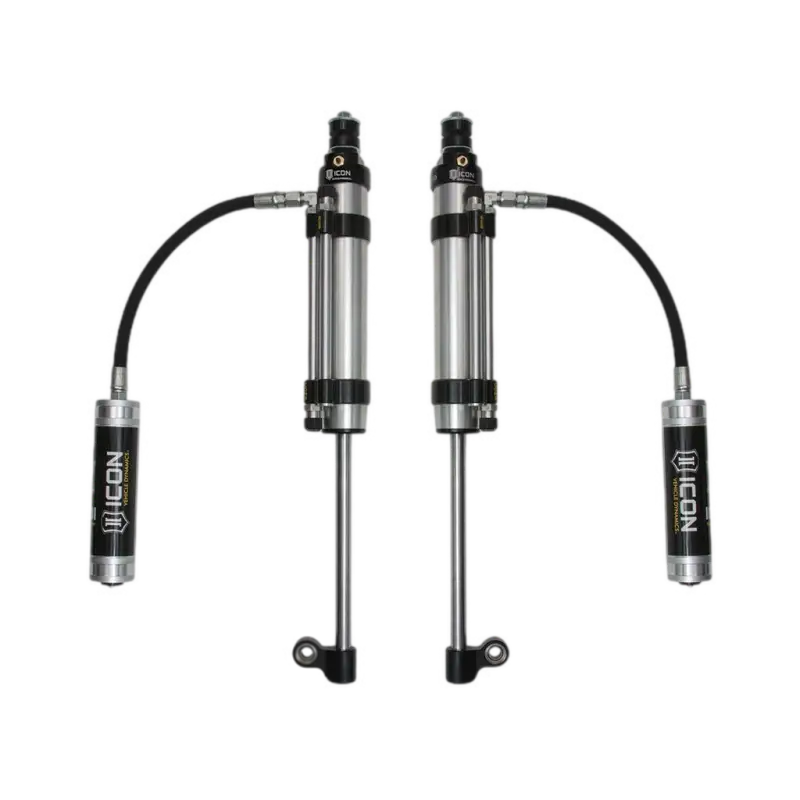 07-21 TUNDRA RXT REAR 2.5 OMEGA RR PAIR high-performance rear shocks with remote reservoirs for Toyota Tundra models 2007-2021, enhancing suspension.