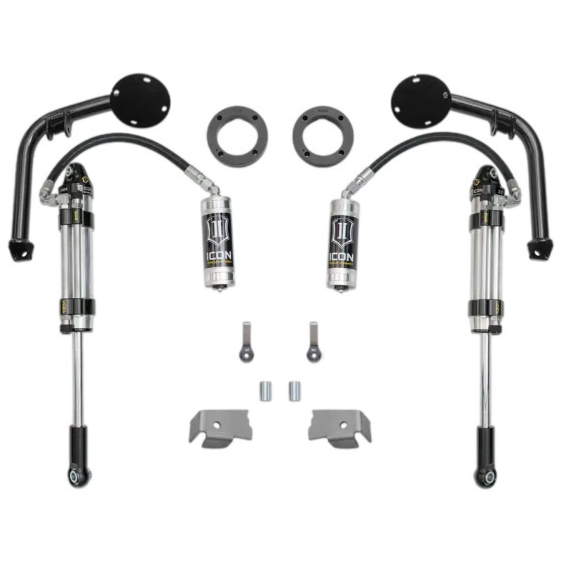 07-21 TUNDRA S2 STAGE 3 UPGRADE SYSTEM featuring high-performance suspension components, including shocks, coilovers, and mounting hardware for Toyota Tundra models from 2007 to 2021.