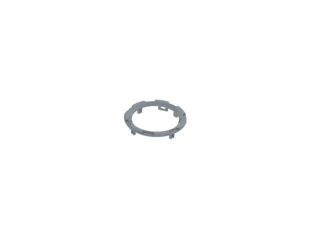 Gray plastic ring with tabs for interior chrome delete kit on 16-23 Tacoma