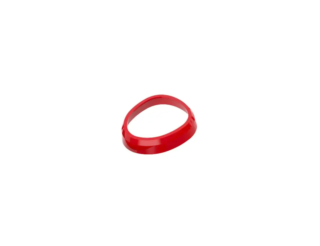 Blue frame component from the chrome delete kit for Toyota Tacoma 2016-2023, providing a vibrant interior upgrade.