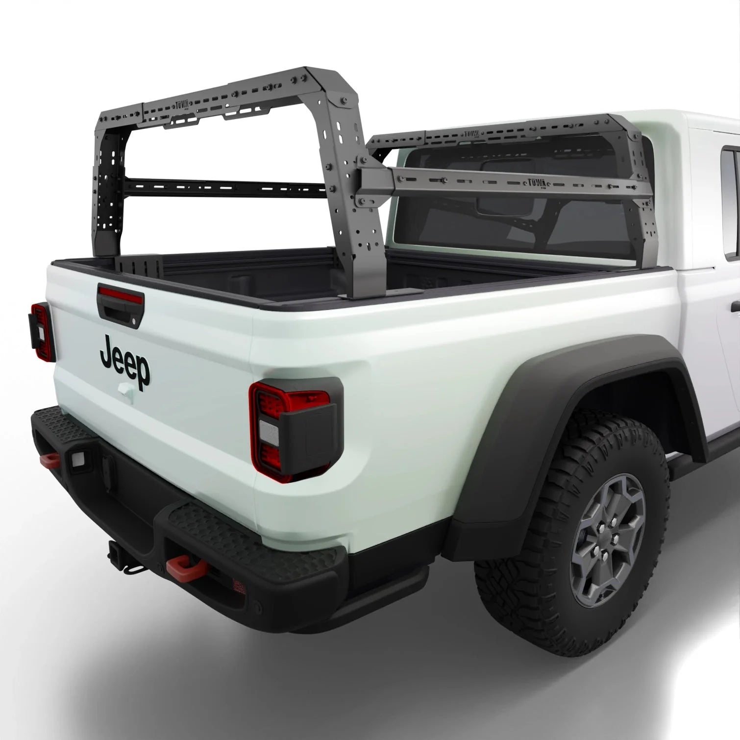4CX Series Shiprock Height Adjustable Bed Rack For Jeep Gladiator