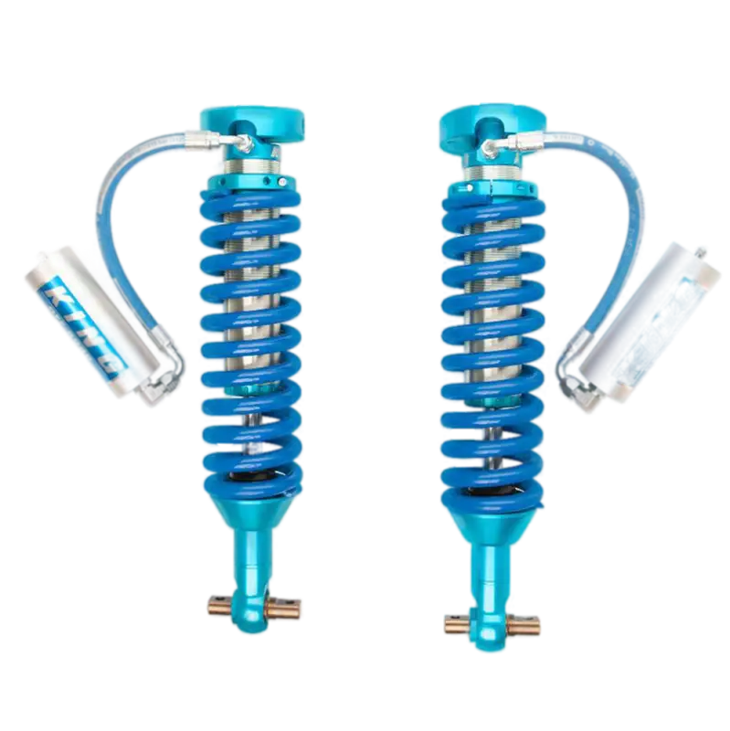 Chevrolet Colorado ZR2 King coilover kit with adjustable ride height, blue springs, and bolt-on installation for superior off-road performance.