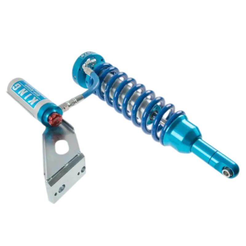 Single 4Runner King Shocks 2.5 RR Coilover with remote reservoir, showcasing durable construction and enhanced suspension performance.
