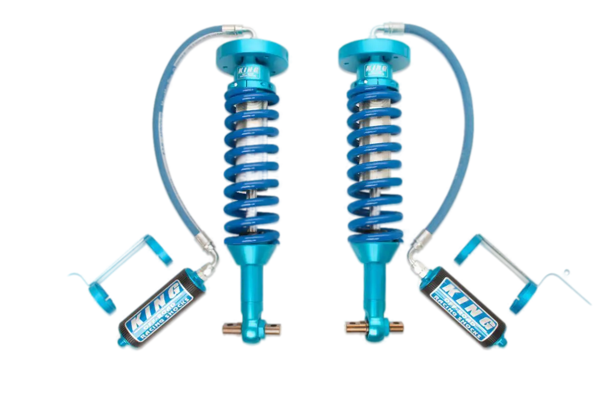 King Off Road front coilover kit for Ford Expedition 2018-2023, showcasing adjustable height and enhanced damping for smooth rides.