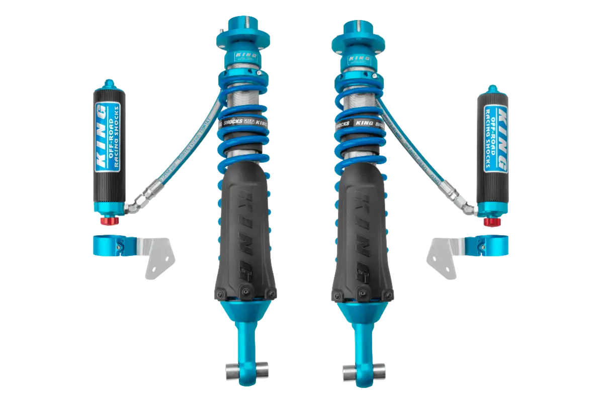 21-23 Ford Bronco King 2.5 RR rear shocks with adjustable height, bolt-on design, and fit for 35-inch tires. High-performance off-road suspension.