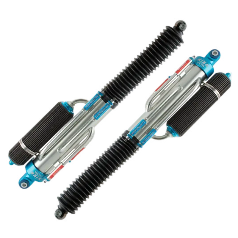 17-23 Ford Raptor 3.0 4-tube rear bypass shocks with adjustable compression and rebound, featuring large bodies for heat dissipation.