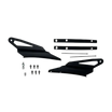 Steel light bar brackets for 50-inch KC Gravity Titan or Pr6, compatible with 2005-2023 Toyota Tacoma Regular and Extended Cab. Includes mounting hardware.