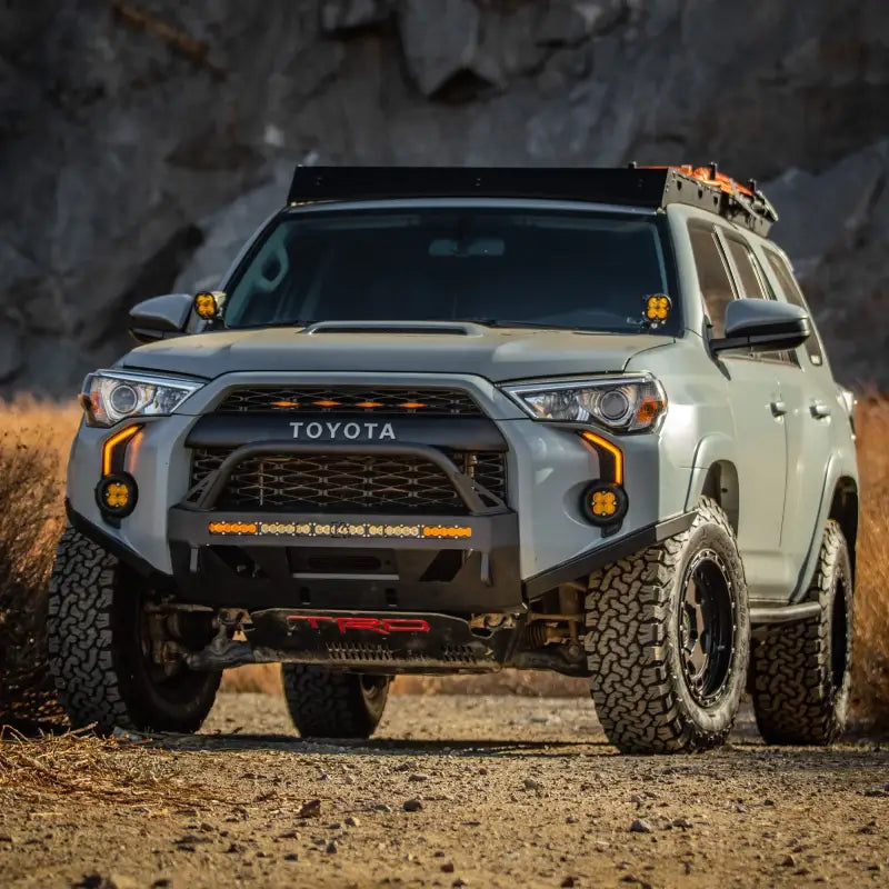 Toyota 4Runner with Lo Pro Bumper High Clearance Additions, showcasing larger tire compatibility and rugged off-road design.