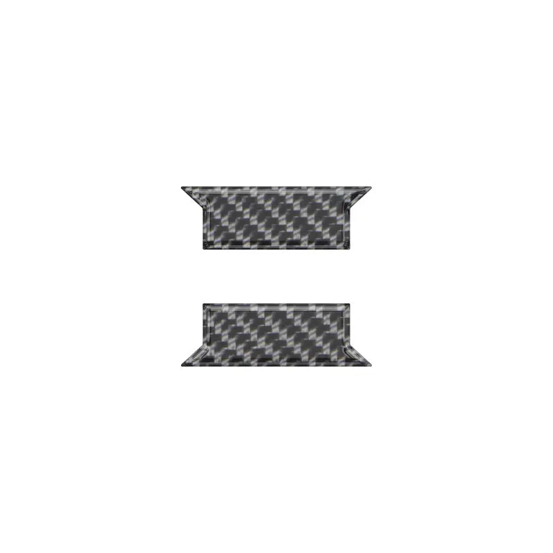 Carbon fiber middle A/C vent accent trim for 2024 Toyota Tacoma, featuring a durable and stylish design.