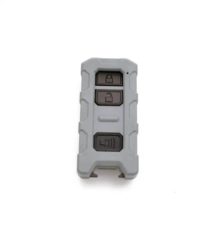 Minimalist Key Fob V2 in light gray, featuring a rugged design and compatibility with Toyota Tacoma, Tundra, and 4Runner models.