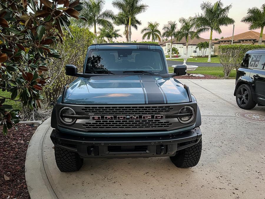 Offset Racing Hood Stripes V1 For 2021+ Bronco