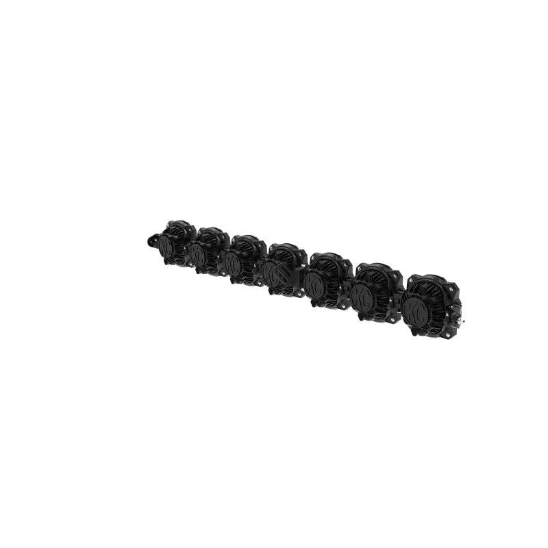 Rear-angled view of Can-Am X3 Gravity Titan LED light bar, displaying its patented cooling system and robust build.