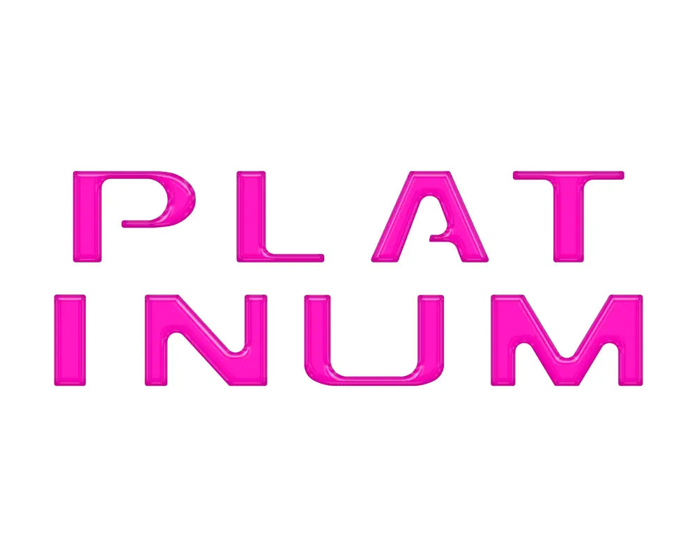 Pink platinum tailgate letter inserts for Ford F-150 2021-2024 truck lettering