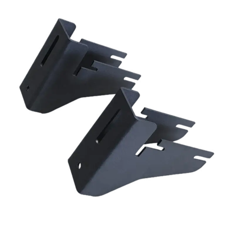 Prinsu awning mounting brackets with universal fit and strong lock-in design, compatible with PRINSU racks and various vehicle models.