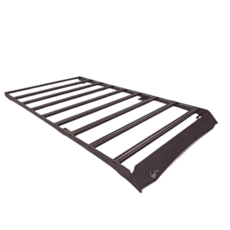 Prinsu 3/4 roof rack for Toyota 4Runner 2010-2022, low-profile black aluminum design with crossbars for cargo storage.