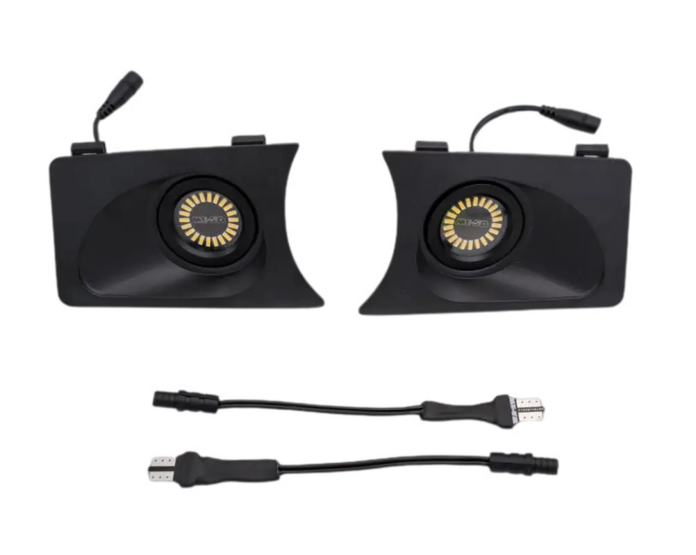 Pair of 4 Runner Puddle Pods with plug-and-play wiring, designed for bright exterior lighting upgrades on 4Runner vehicles.