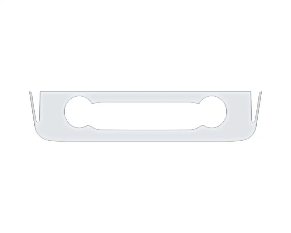 Radio Control Accent Overlay Fits 2022-2024 Ford Maverick - Reflective Black Topo - Interior Accessories > Decals