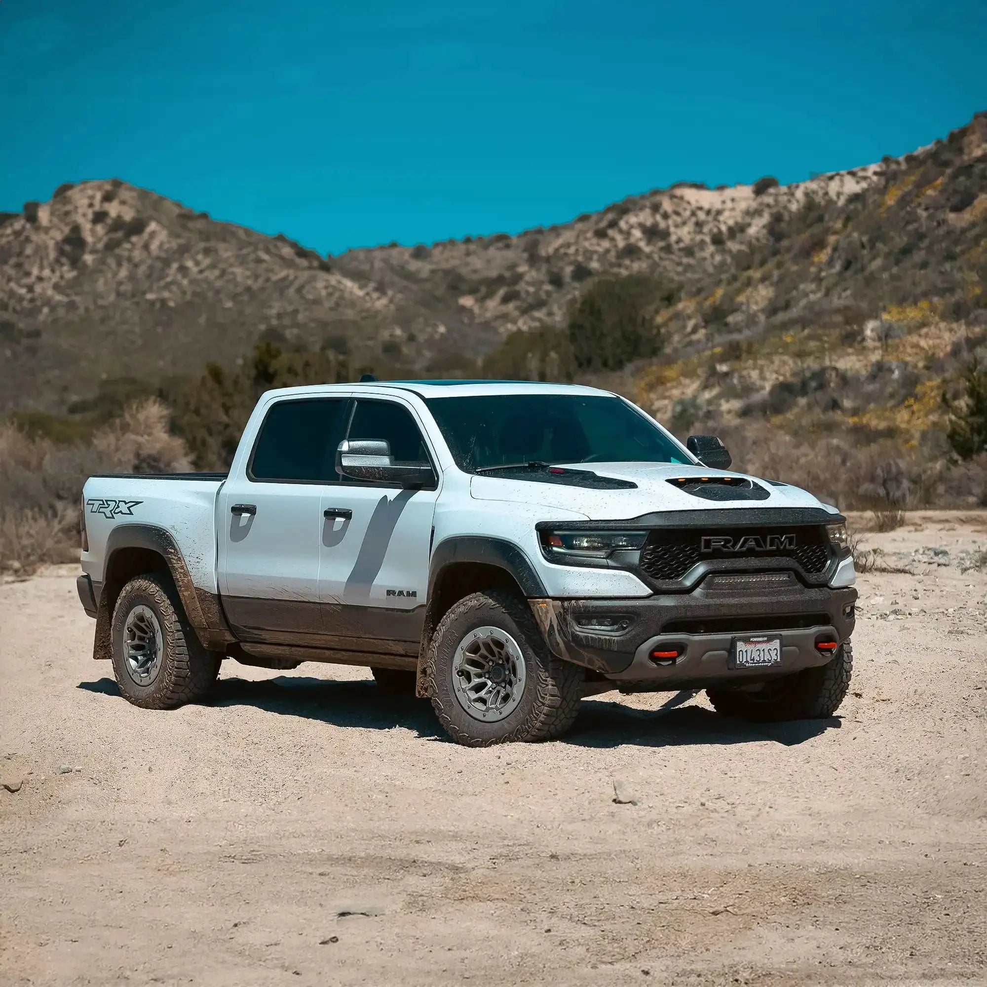 Front Bumper Flush LED Light Bar For 2019-2025 RAM Rebel/TRX/RHO | 100W 12,000 Lumens