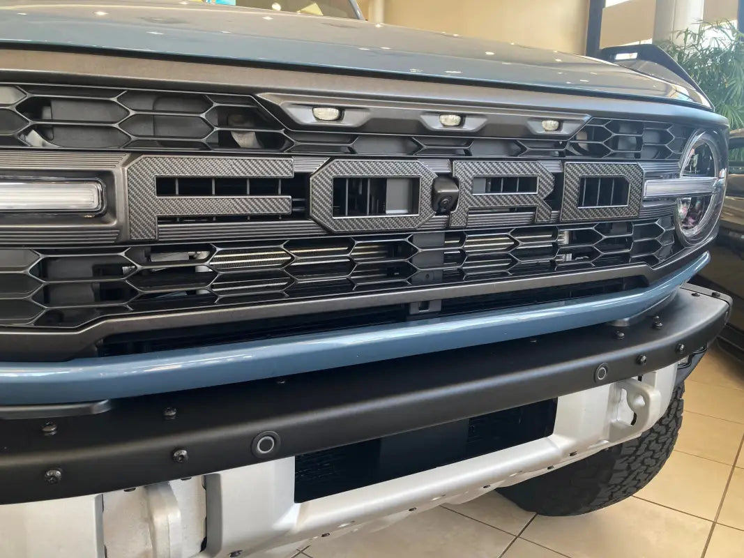 Ford Bronco Raptor grille with letter overlays for 2022-2024 model