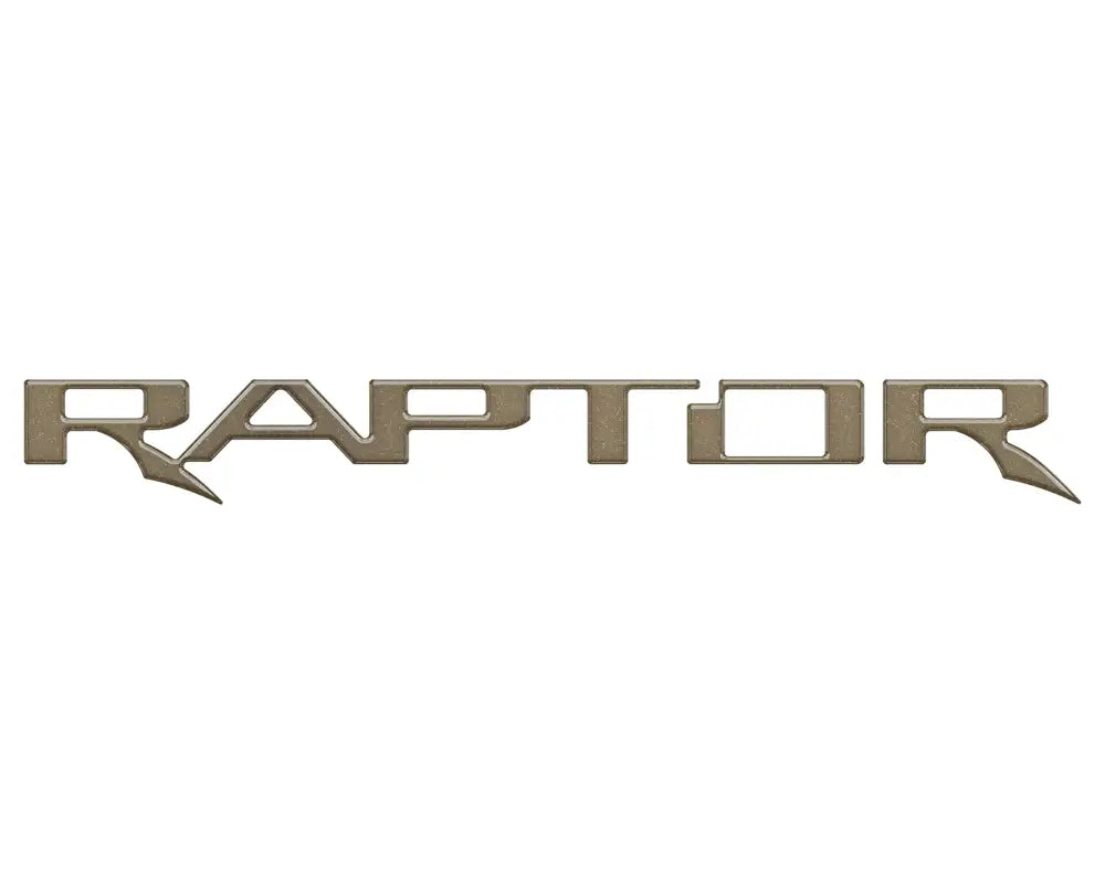 Raptor Tailgate Emblem Inserts Fits 2017-2026 Ford F-150 Raptor