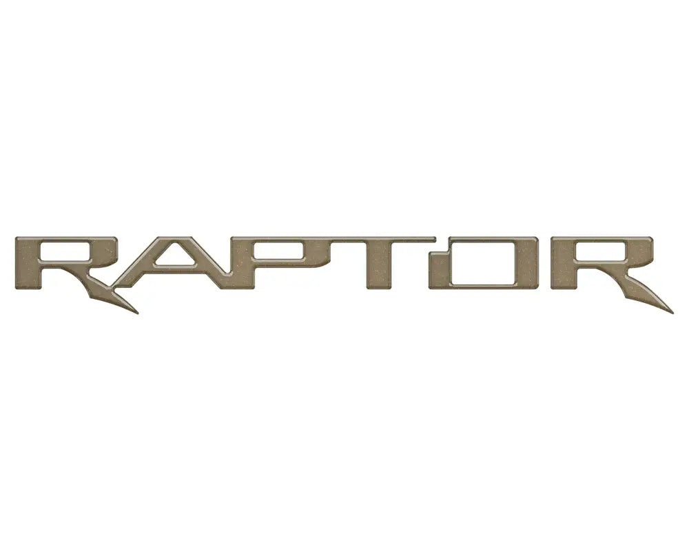 Raptor Tailgate Emblem Inserts Fits 2017-2026 Ford F-150 Raptor