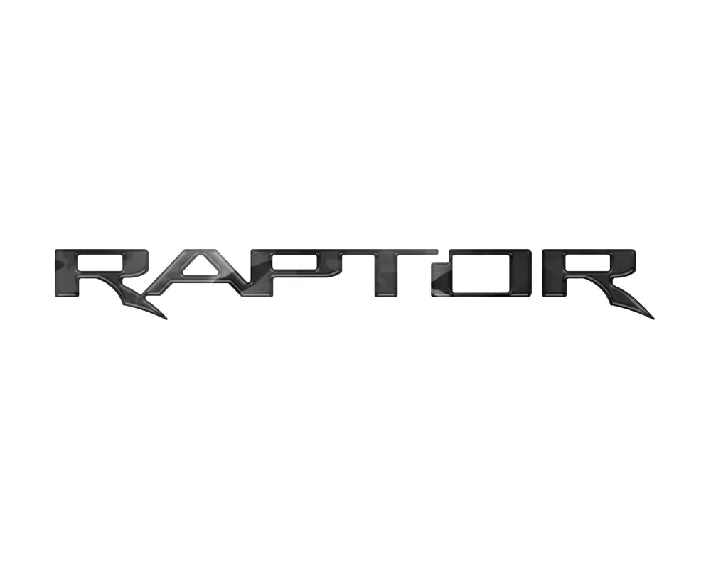 Raptor Tailgate Emblem Inserts Fits 2017-2026 Ford F-150 Raptor