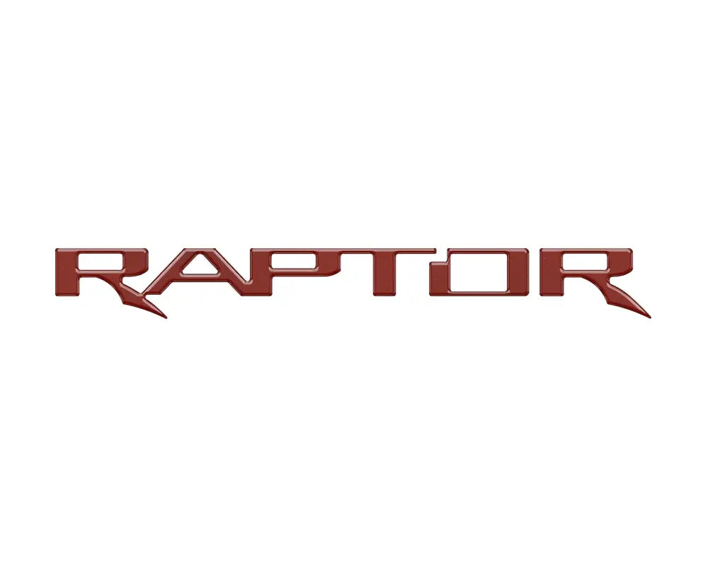 Raptor Tailgate Emblem Inserts Fits 2017-2026 Ford F-150 Raptor
