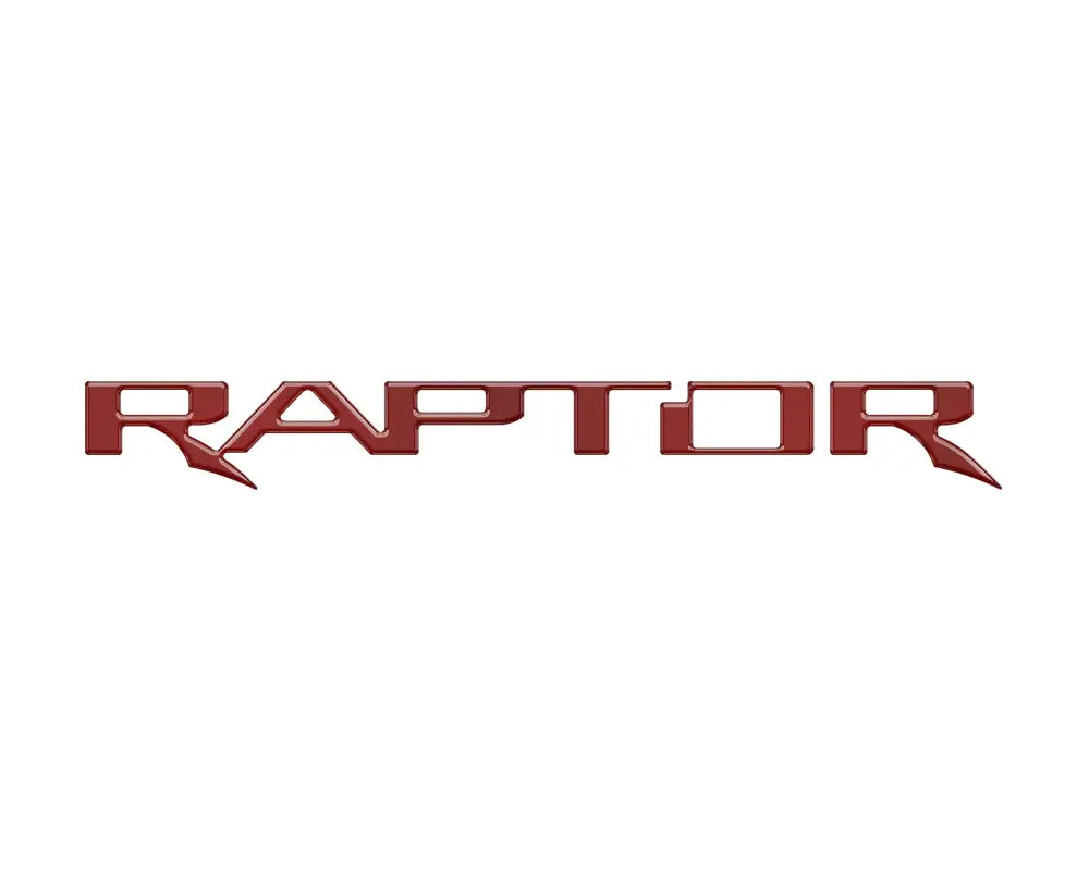 Raptor Tailgate Emblem Inserts Fits 2017-2026 Ford F-150 Raptor