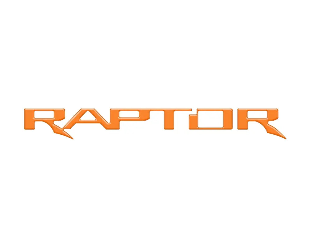 Raptor Tailgate Emblem Inserts Fits 2017-2026 Ford F-150 Raptor