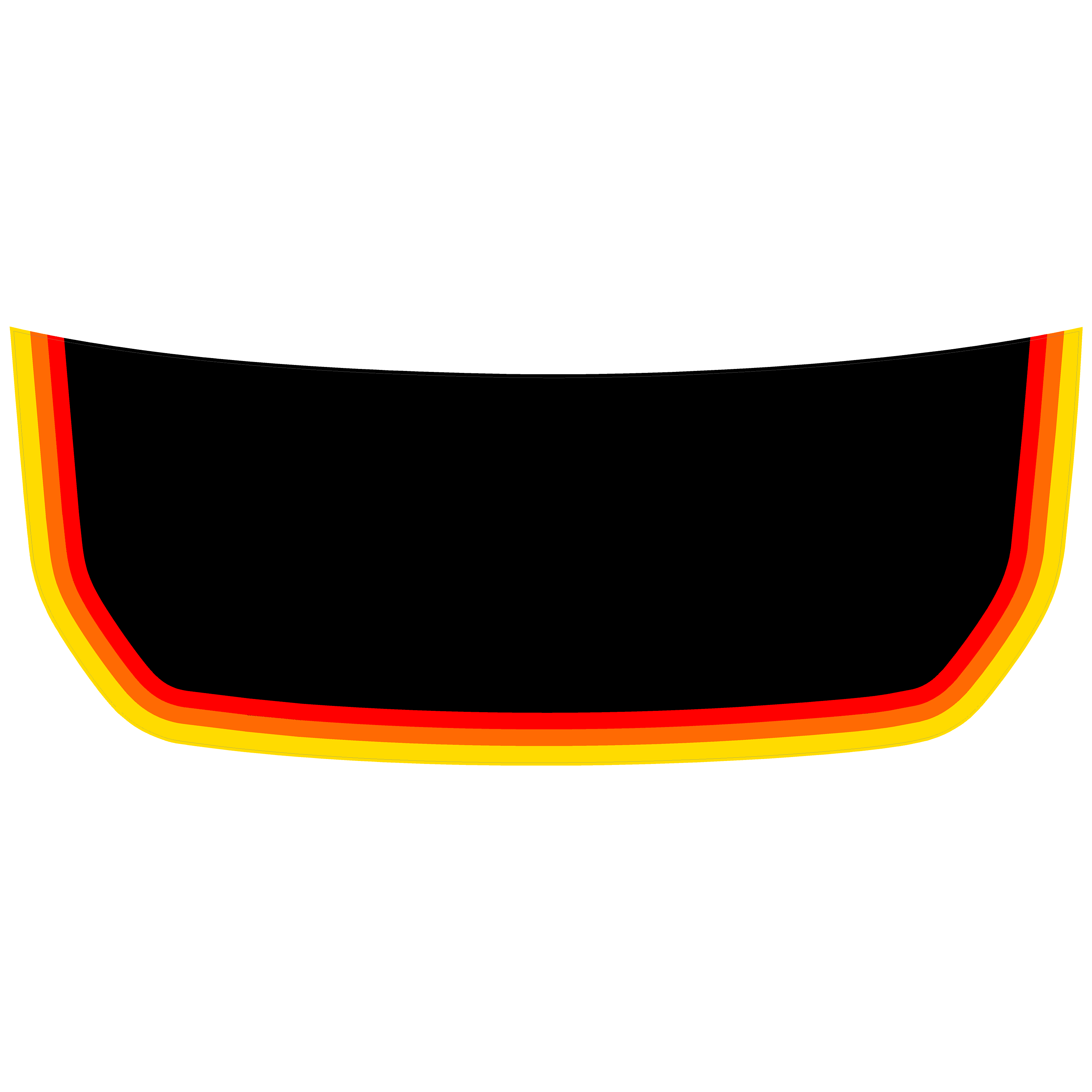 Retro Stripes Hood Overlay (Matte or Gloss) For 2021+ Bronco