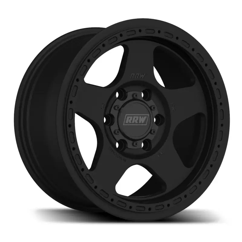 Black off-road wheel from RG4-H Hybrid MonoForged Series with embossed ABS finish