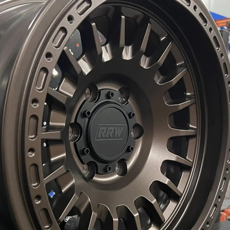 Bronze-colored off-road wheel from RG7-H Hybrid MonoForged Series with embossed ABS