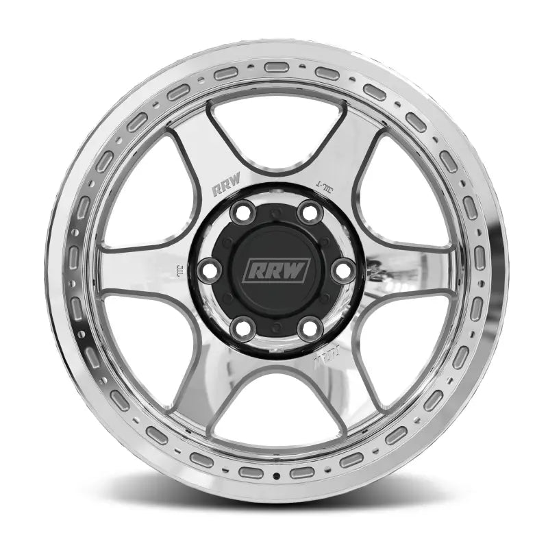 Polished six-spoke flow-formed wheel enhancing braking performance and driving experience
