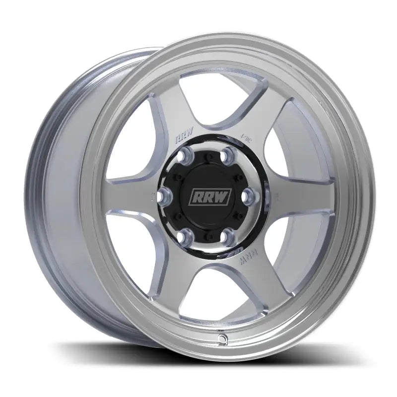 Silver six-spoke flow-formed wheel enhancing braking performance and driving experience