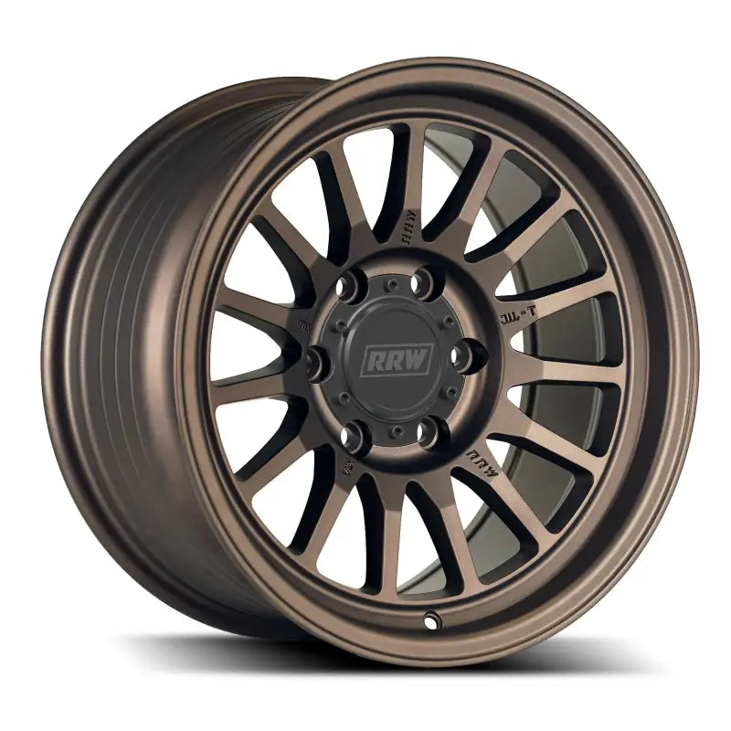 Bronze-colored flow-formed wheel enhancing braking performance and driving experience