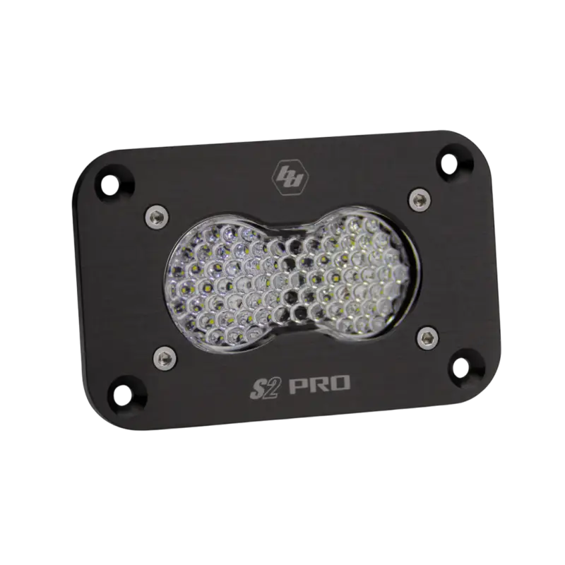 Black rectangular LED light for S2 Pro Flush Mount LED Light driving combo, professional LED light