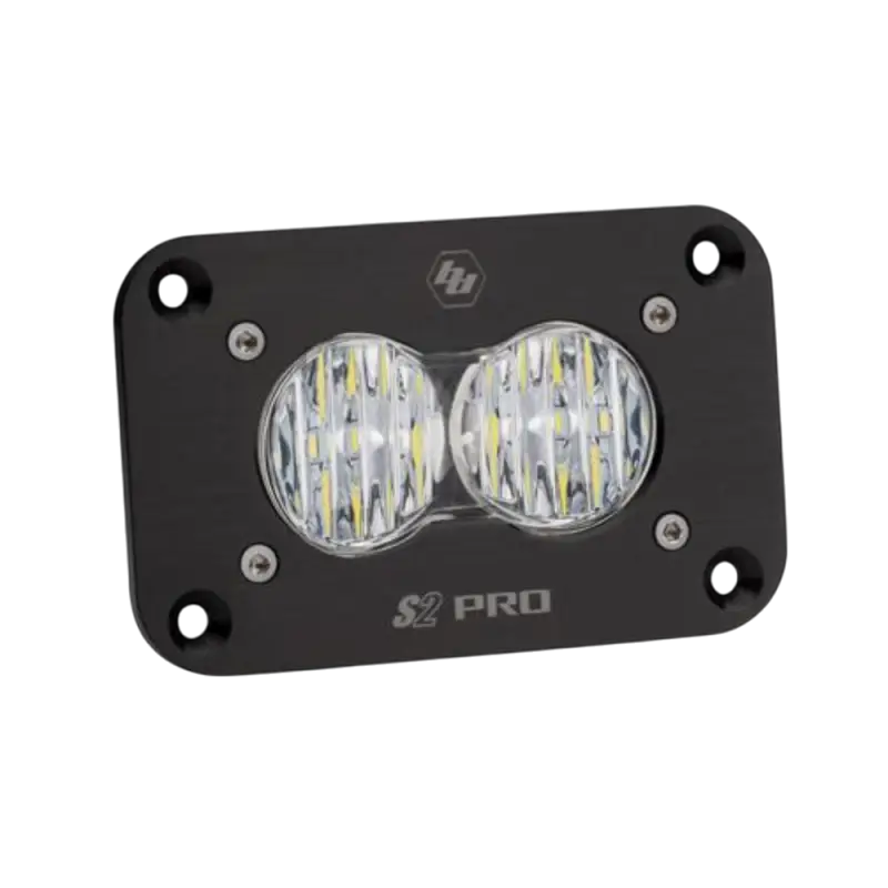 Black rectangular LED light for S2 Pro Flush Mount LED Light driving combo and pro LED light use