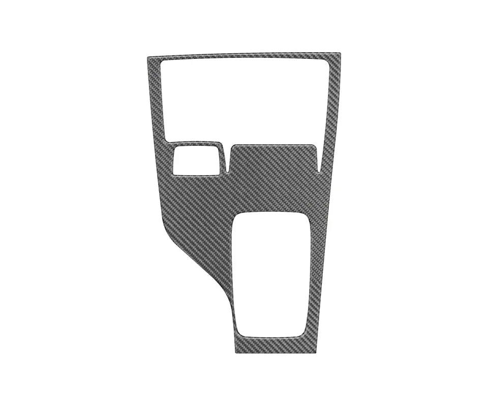 Carbon fiber patterned shift surround accent overlay for Ford Ranger 2019-2023