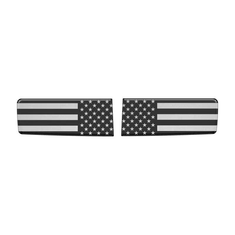 American flag emblems on headlight molding inserts for Ford Raptor 2015-2020