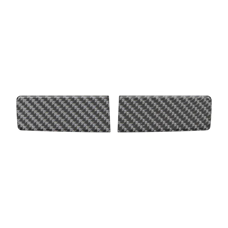 Carbon fiber textured rectangles for headlight molding inserts fits 2015-2020 Ford Raptor