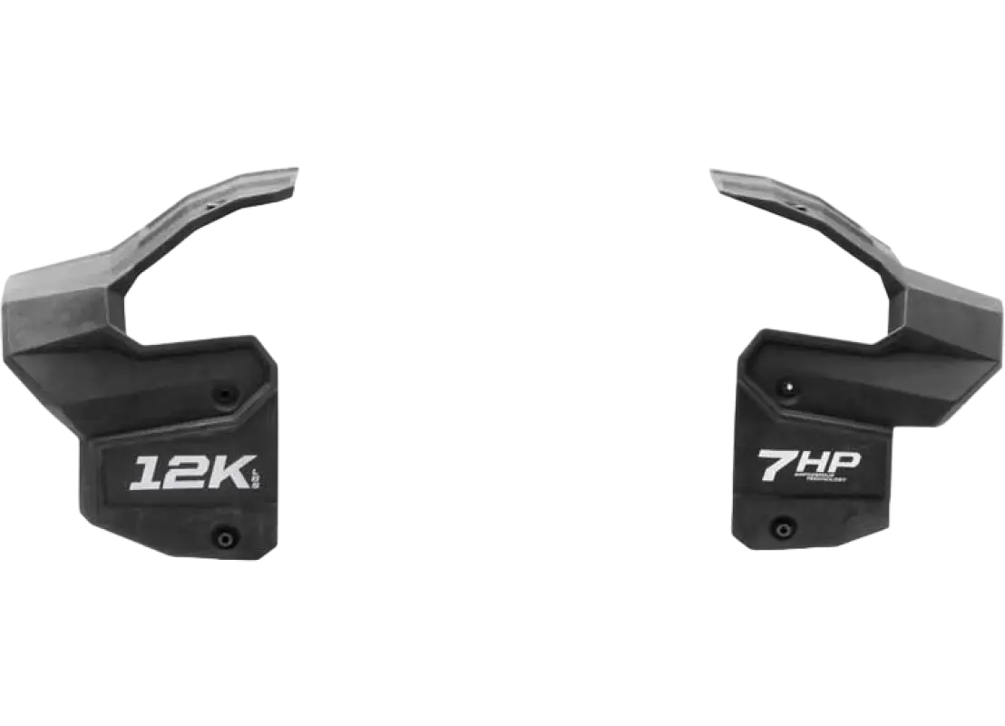 Customizable body armor for Smittybilt X2O GEN3 winch, featuring 12K and 7HP branding for rugged styling.