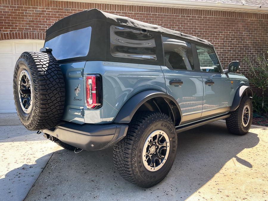 Smoked Sidemarker Overlays (Front and Rear) For 2021+ Bronco (w/ LED Taillights)