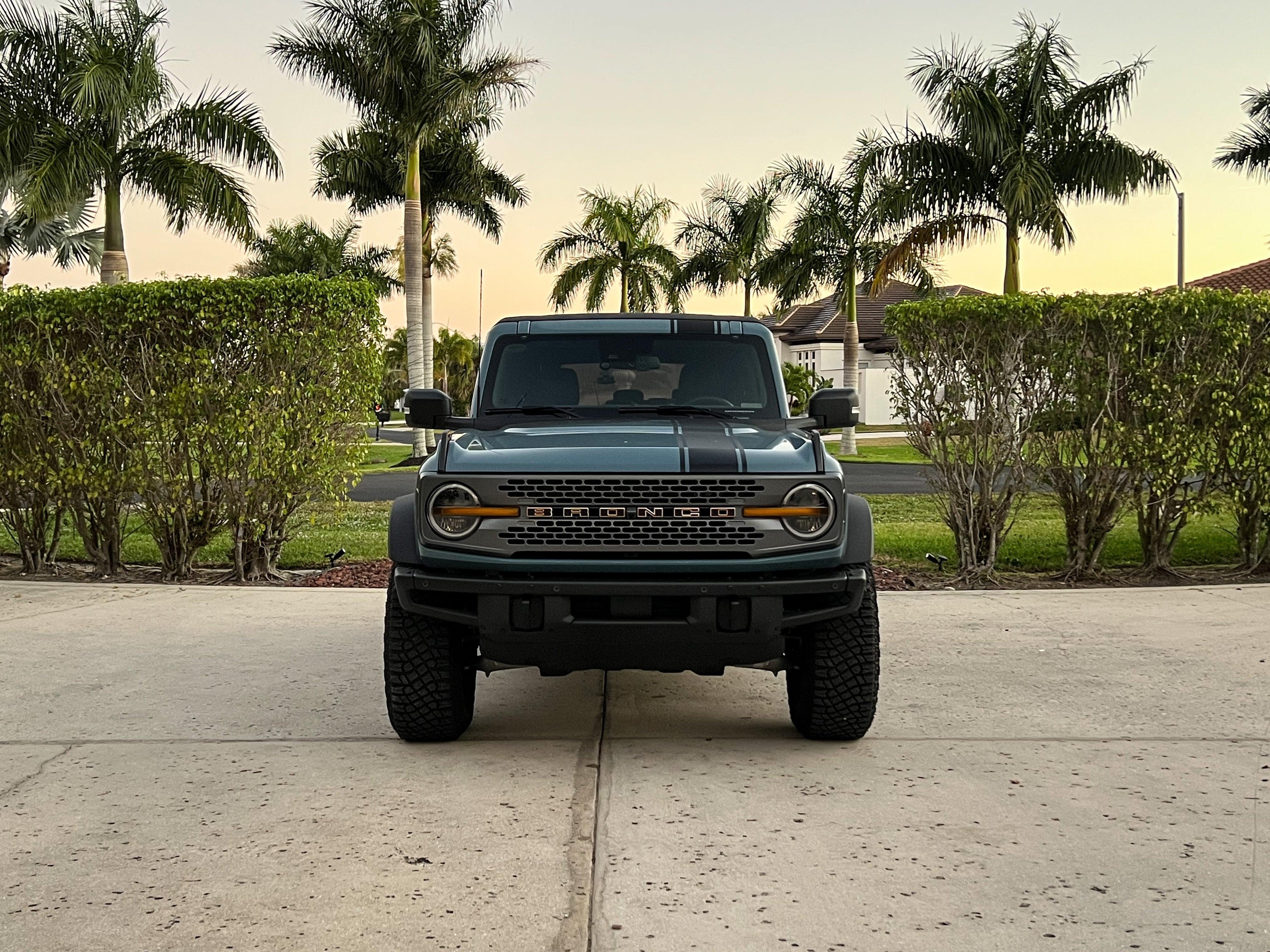 Smoked Signature DRL Bar Overlays For 2021+ Bronco (Signature Headlights)