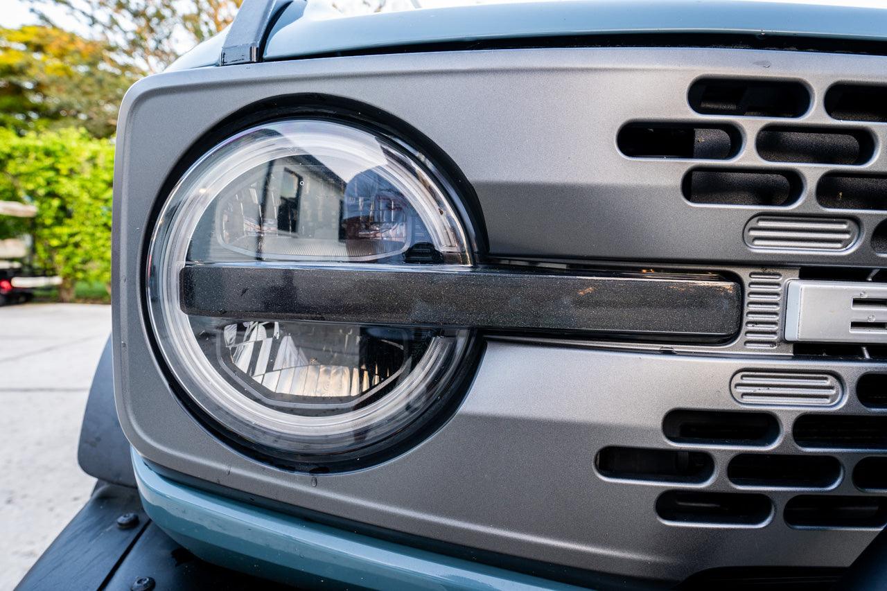 Smoked Signature DRL Bar Overlays For 2021+ Bronco (Signature Headlights)