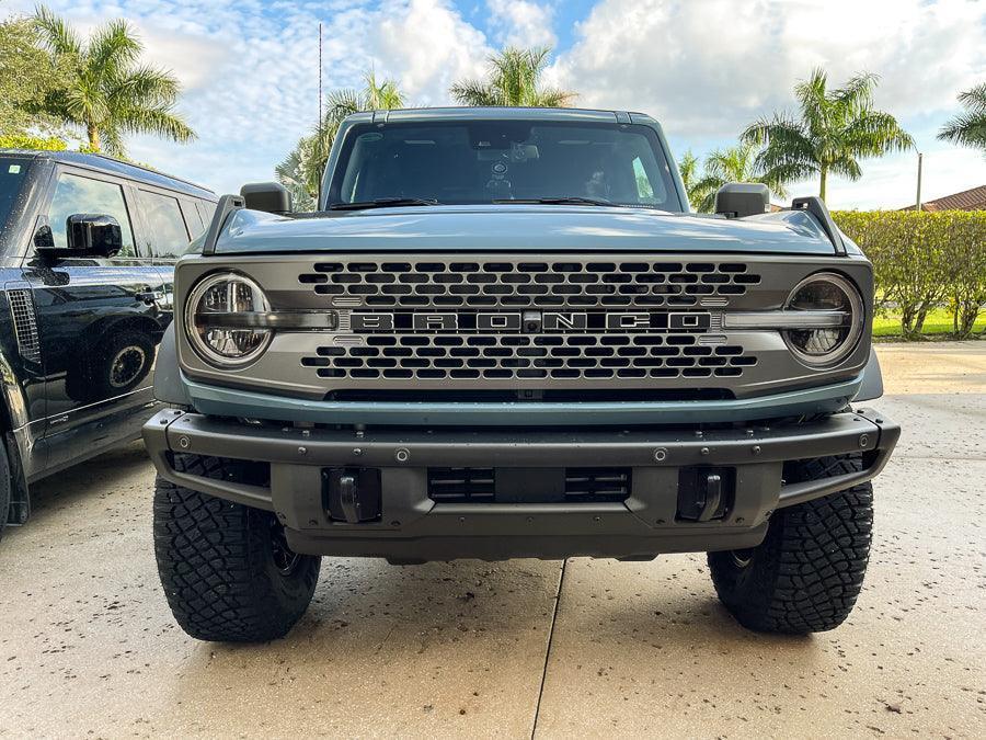 Smoked Signature DRL Bar Overlays For 2021+ Bronco (Signature Headlights)