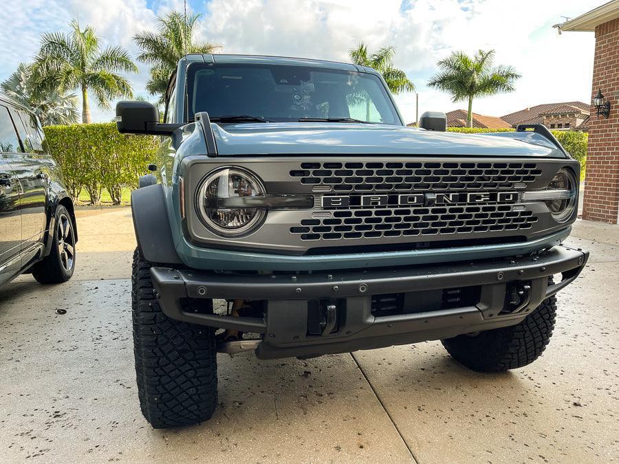 Smoked Signature DRL Bar Overlays For 2021+ Bronco (Signature Headlights)
