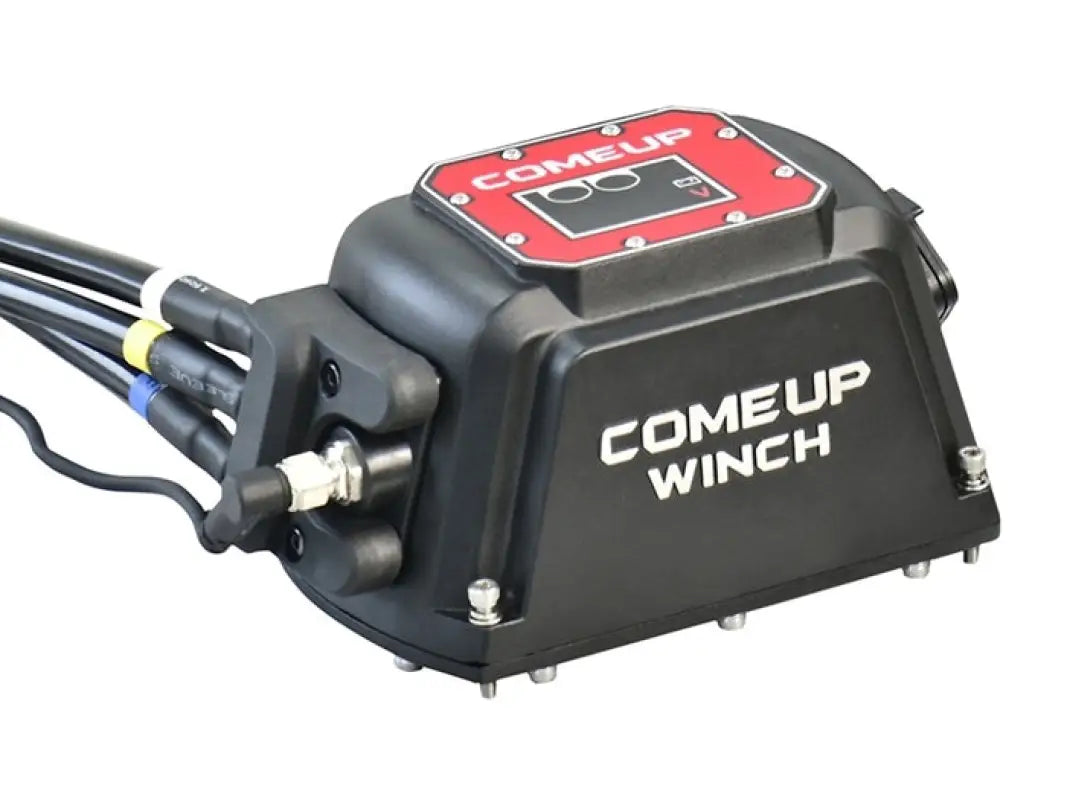 SOLO 12.5rs winch control box with labeled connectors and durable casing for off-road recovery operations.