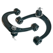 SPC adjustable upper control arms for Toyota Tacoma 2005-2023, designed to enhance suspension travel, alignment, and tire wear for oversized tires.