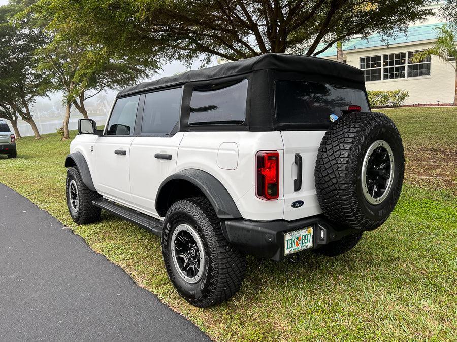 Standard Smoked Sidemarker Overlays (Front and Rear) For 2021+ Bronco (w/ Halogen Taillights)